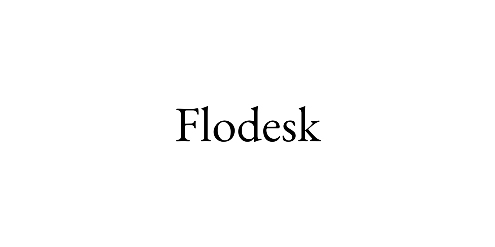 How I created a brand, Flodesk - Audrey